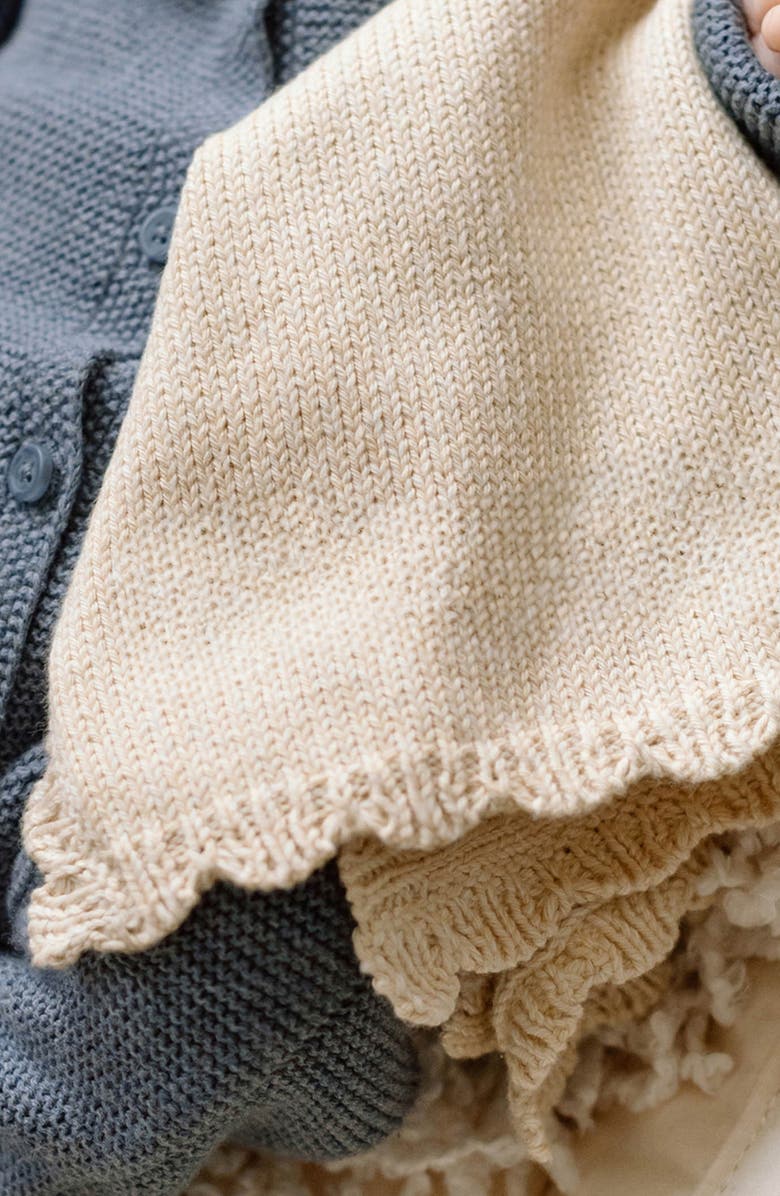 cuddle+kind Baby Bunny Lovey & Soother Blanket, Alternate, color, Beige