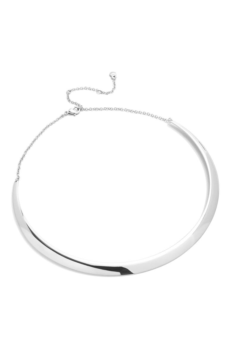 Kiko Collar Necklace, Main, color, SILVER