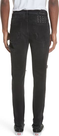 Ksubi Chitch Boneyard Ripped Slim Fit Stretch Denim Jeans Ksubi Chitch Boneyard Ripped Slim Fit Stretch Denim Jeans