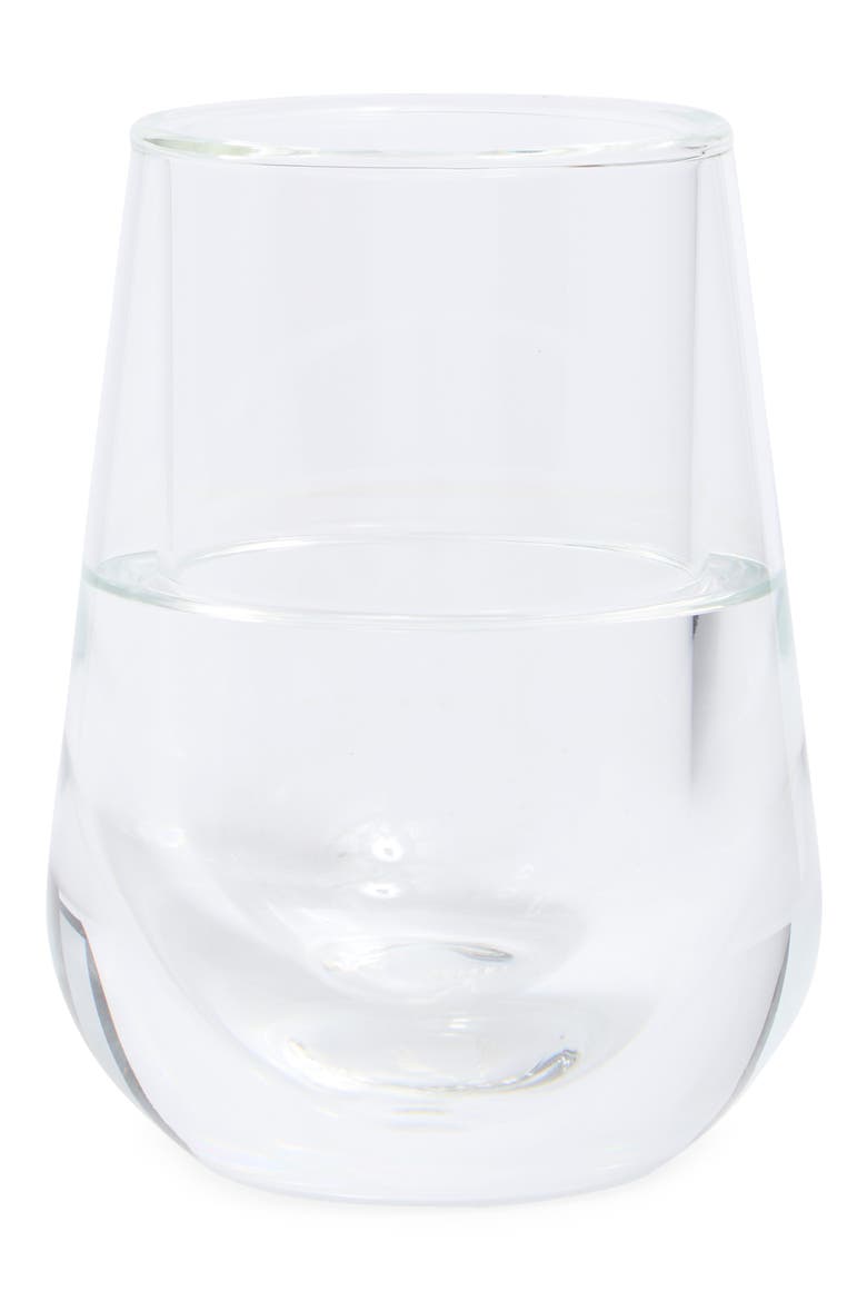 Glacier Double Walled Chilling Glass, Main, color, NO COLOR