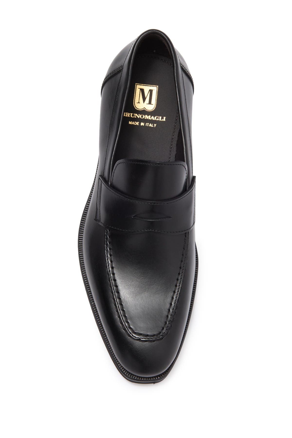 Bruno Magli Hudson Penny Slot Strap Loafer, Alternate, color, 