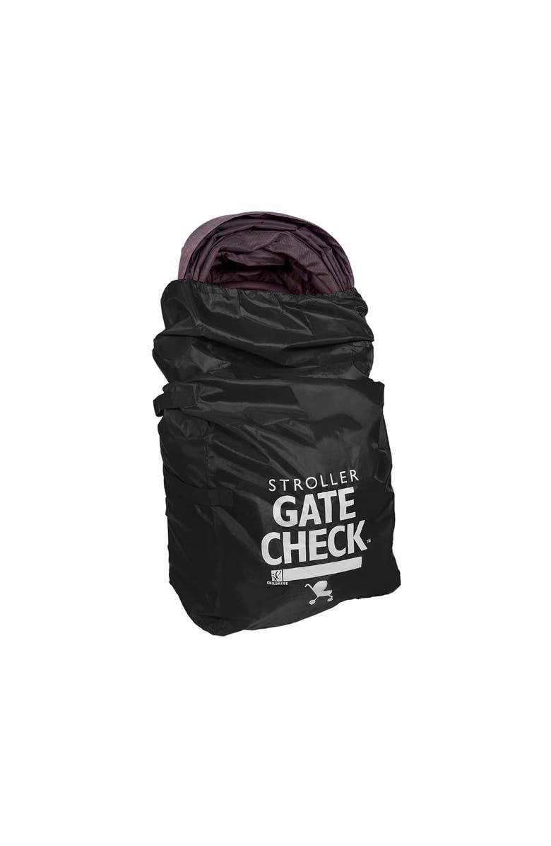 J.L Childress J.L. Childress Gate Check Bag for Single & Double Strollers, Neon Yellow, Height 46", Main, color, Black