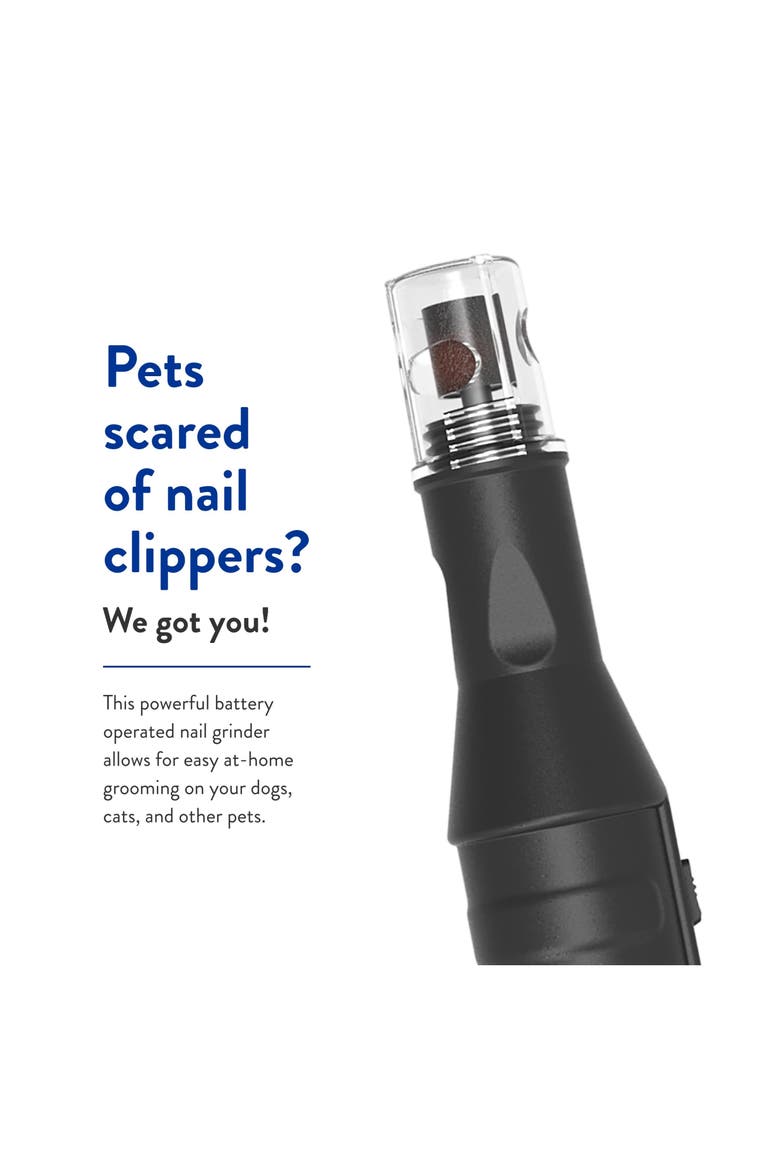 Pet, dog, and cat classic nail grinder trimming kit, Alternate, color, Black