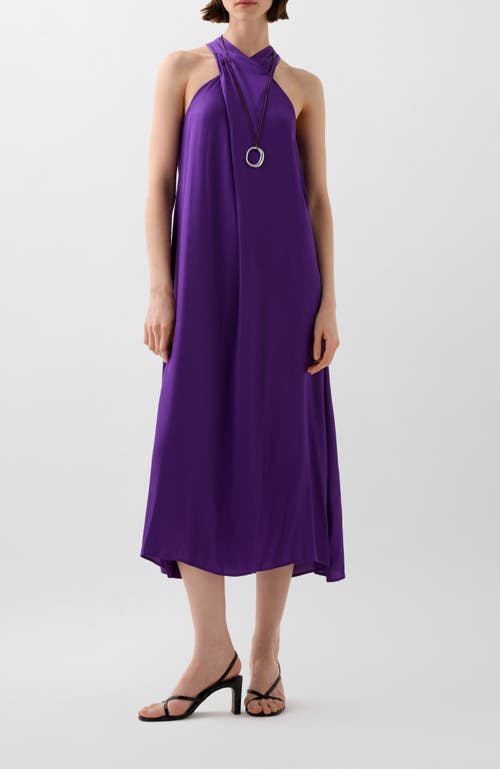 Scalpers Slip Cross Dress In Purple