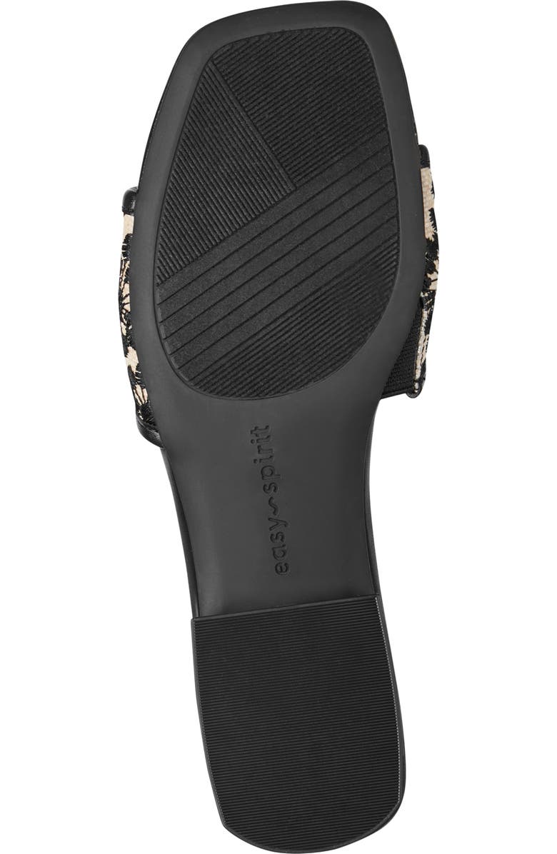 Easy Spirit Gianina Slide Sandal, Alternate, color, Black