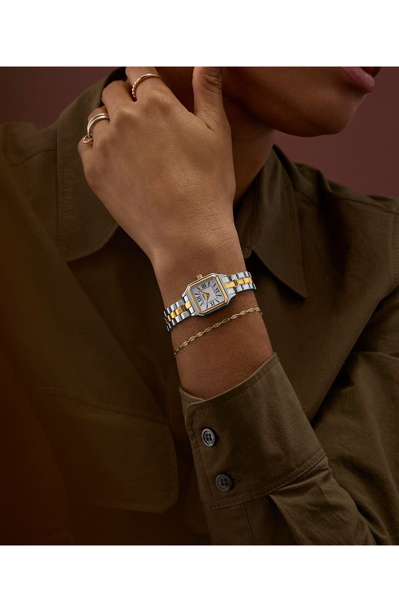 Timex<sup>®</sup> Legacy Addison Two-Tone Bracelet Watch, 23mm, Alternate, color, Addison Two Tone