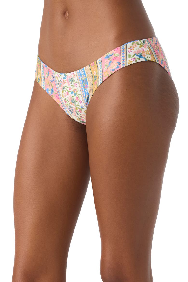 Rio Floral Blue Lagoon Reversible Swim Bottoms, Alternate, color, MULTI COLORED