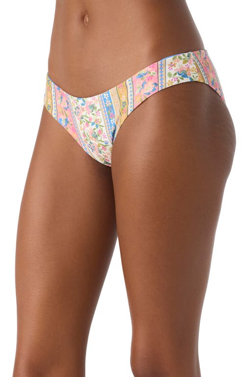 O'neill Rio Floral Blue Lagoon Reversible Swim Bottoms