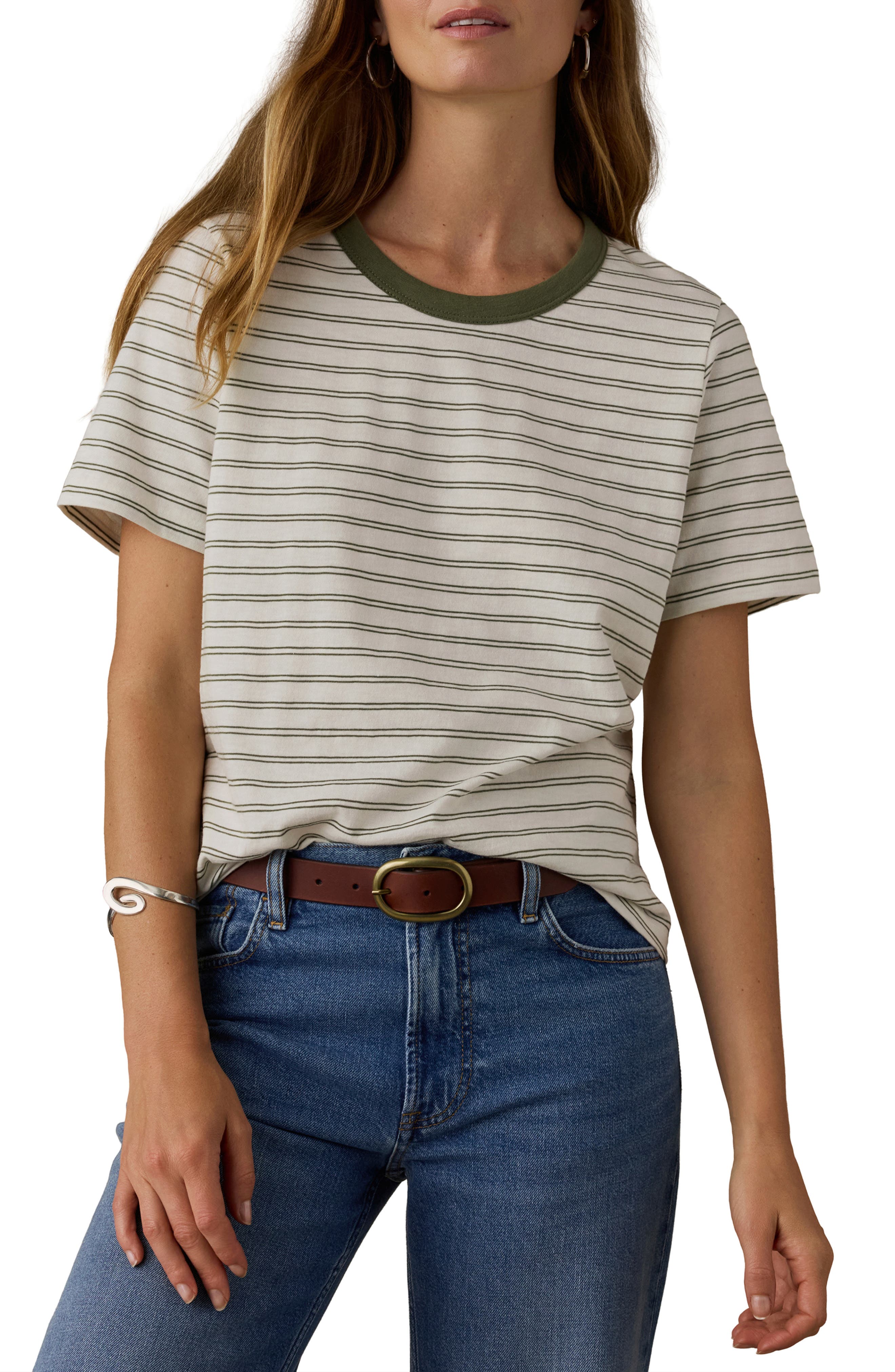 FOUR LEAF CLOVER MINI STRIPE