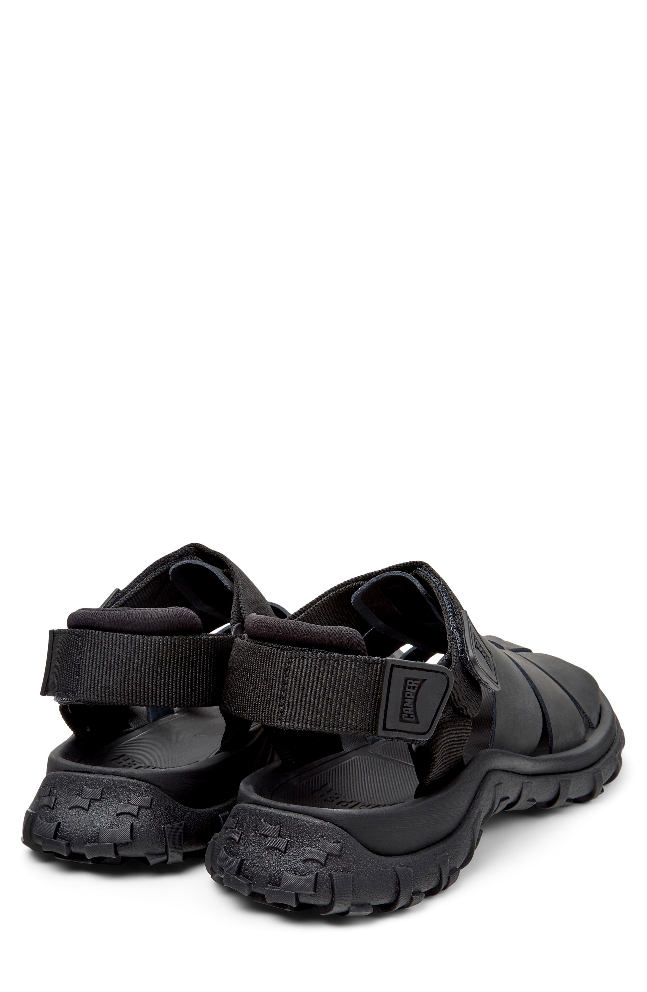 Camper Drift Trail Fisherman Sandal, Alternate, color, Black