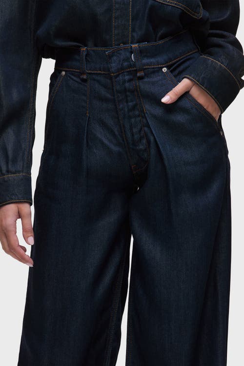 Hudson Jeans James High-rise Wide Leg Pant In Blue