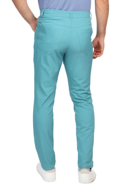 Tailorbyrd Five-pocket Performance Pants In Jade