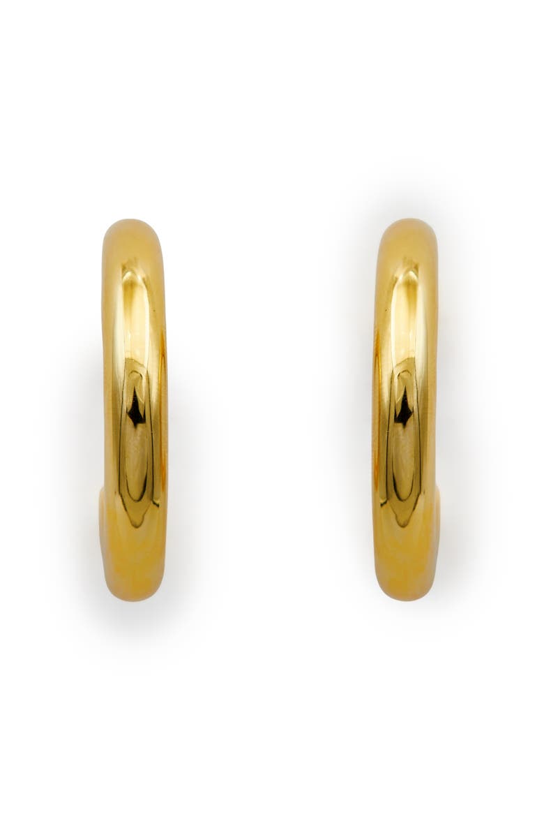 Classic Hoop Earring, Main, color, Gold