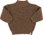 oh baby! Speckle Knit Grandpa Pullover-Little Kid