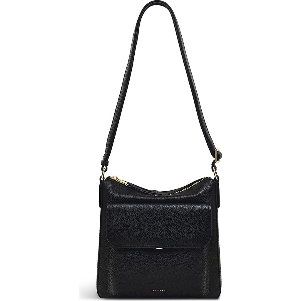 Radley London Colebrook Close Small Leather Crossbody Bag In Black