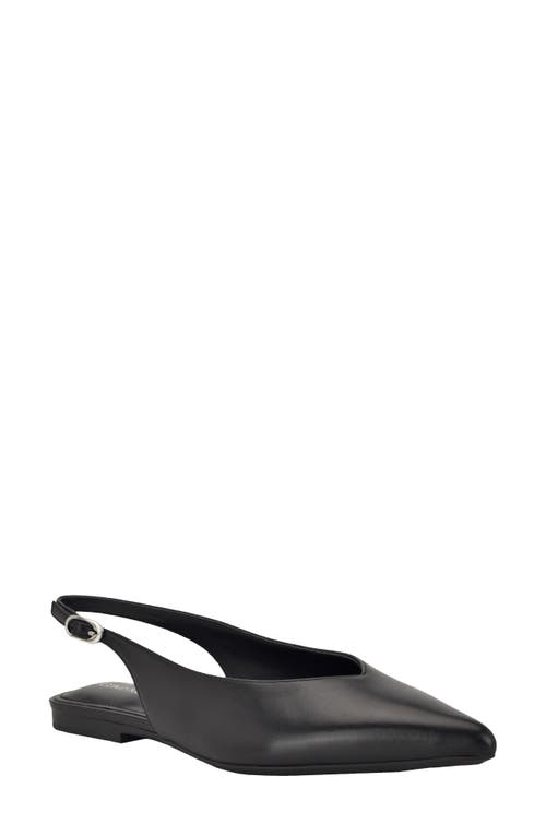 Calvin Klein Galiana Slingback Pointed Toe Flat