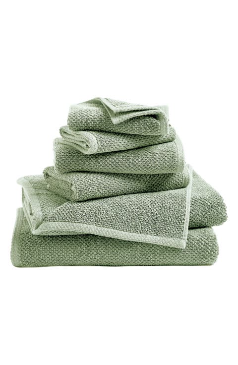 Cotton 6-Piece Textured Towel Set