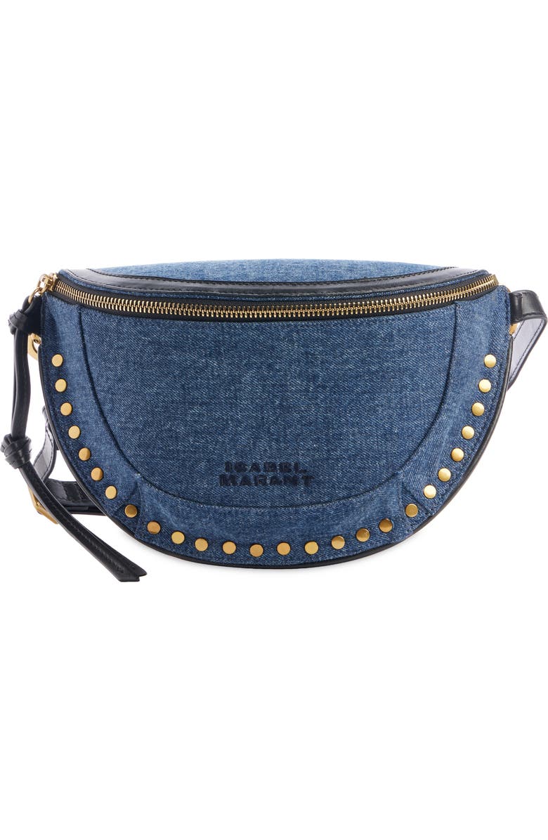 Isabel Marant Skano Denim Crossbody Bag, Main, color,