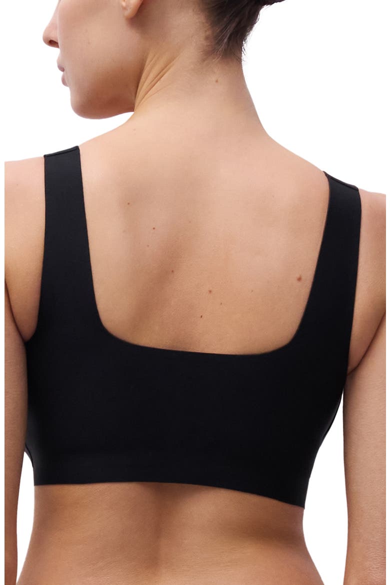 Softstretch Power Scoop Neck Bralette, Alternate, color, BLACK