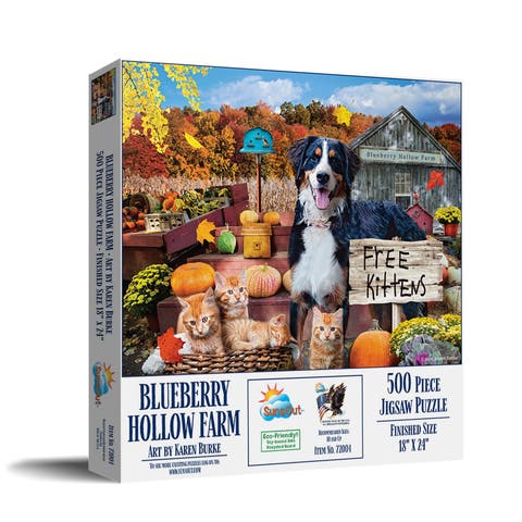 Blueberry Hollow Farm 500 piece Jigsaw Puzzle for Adults