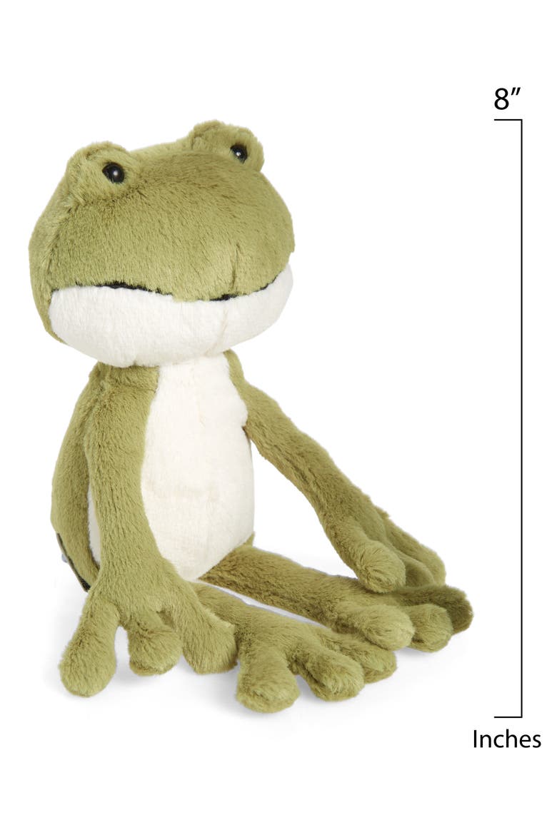 Finnegan Frog Plush Toy, Alternate, color, GREEN