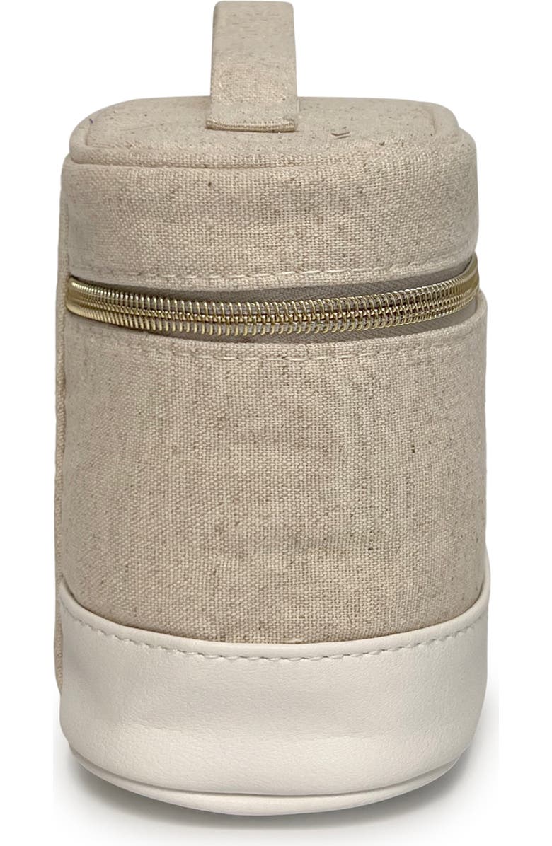 Youzey Rowan Cosmetic Case, Alternate, color, Cream