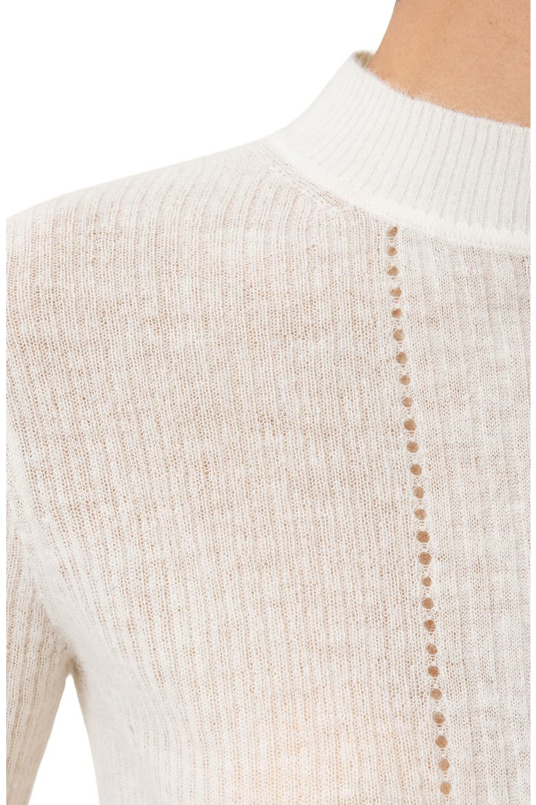 Filippa Mock Neck Sweater, Alternate, color, ANTIQUE WHITE