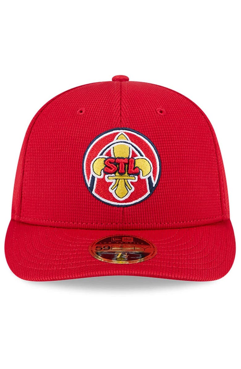 New Era Men's New Era Red St. Louis Cardinals City Connect Batting Practice Low Profile 59FIFTY Fitted Hat, Alternate, color, Red