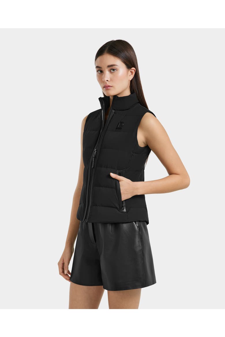 Gabriella Women's Light Down Quilted Vest, Alternate, color, Black