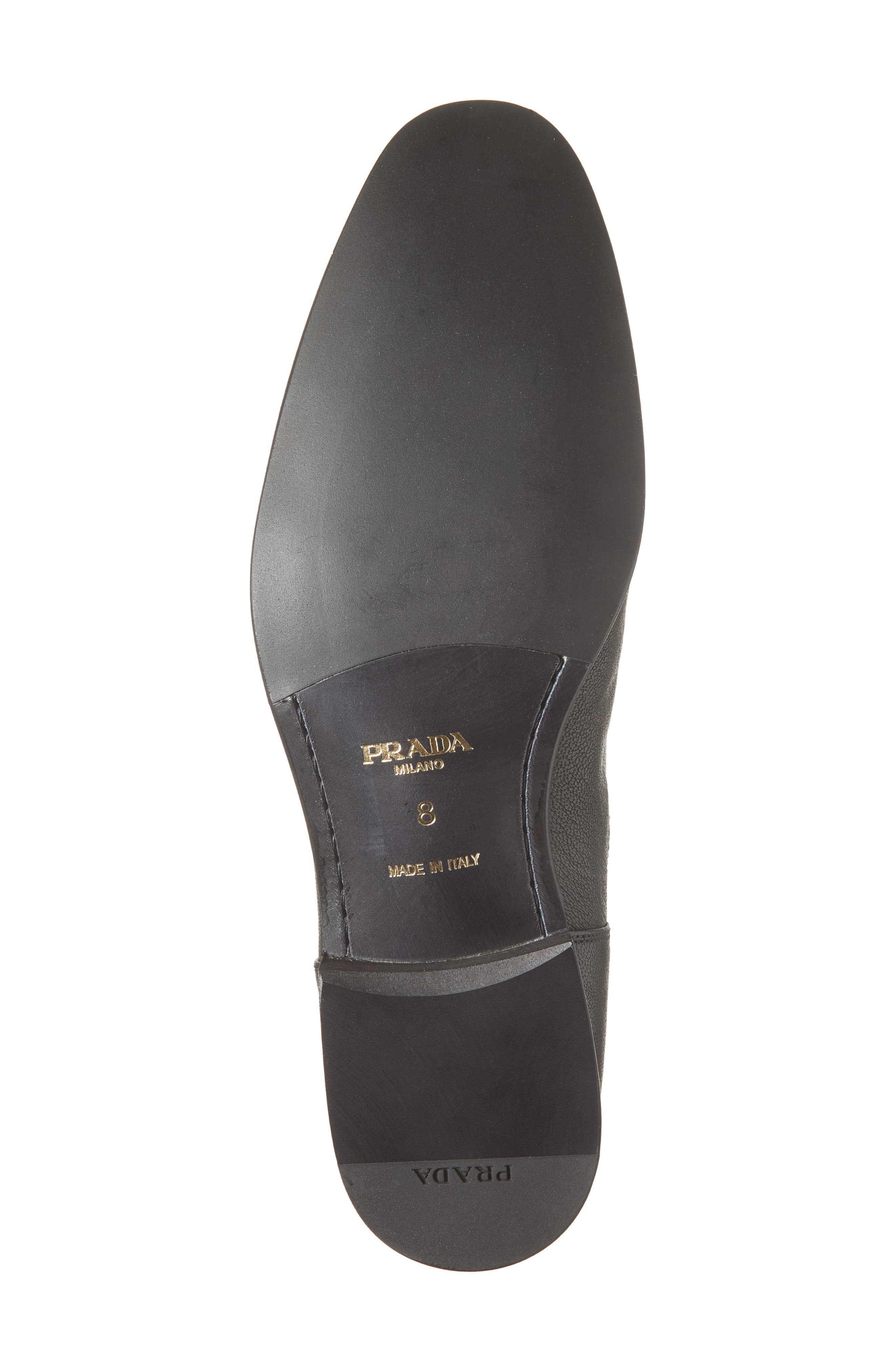 Prada Chelsea Boot, Alternate, color, Nero