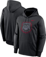 Nike Men's Nike Black Georgia Bulldogs Color Pop Logo Performance Fleece Pullover Hoodie