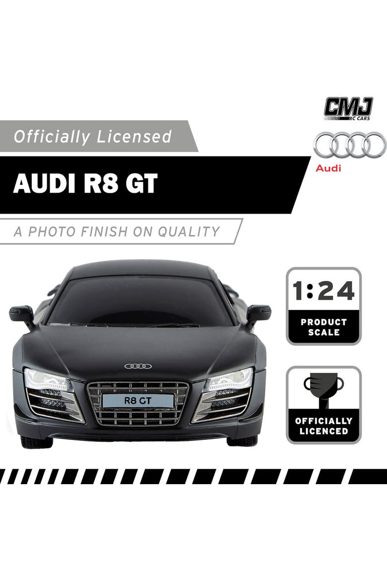 Audi R8 Gt Rc Black, Alternate, color, Multicolored