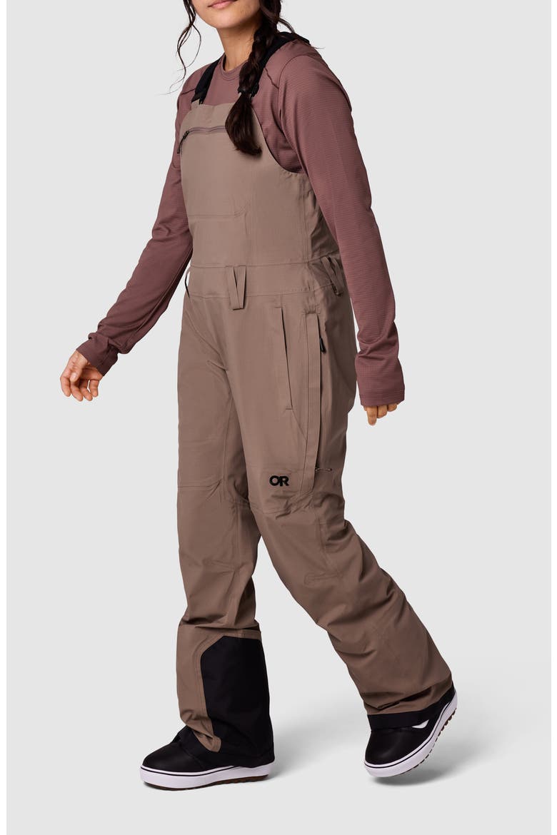 Carbide Pertex® Shield Waterproof Bibs Snow Pants, Alternate, color, SABLE