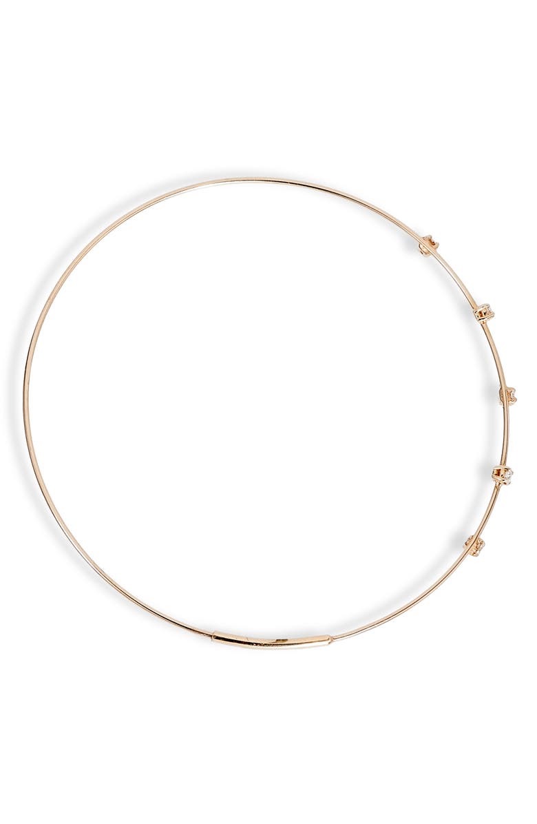 LANA Diamond Hoop Earrings, Alternate, color, D0.19 14Kyg