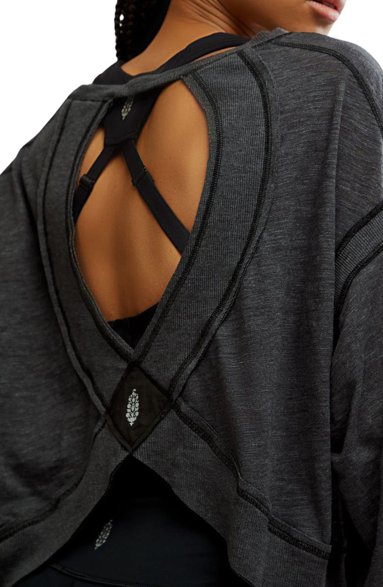 My Time Layer Open Back Crop Top