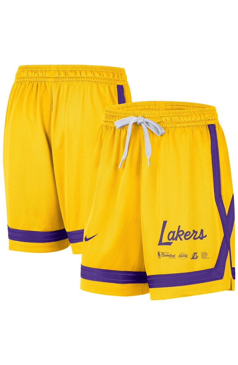 Nike Women's Nike Gold Los Angeles Lakers Crossover Performance Shorts, Main, color, Gold