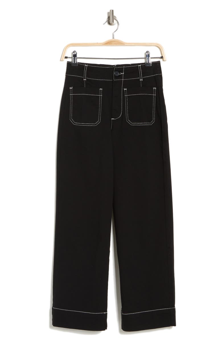 Bagatelle High Waist Wide Leg Crop Pants, Alternate, color,