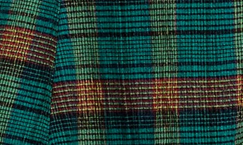 Free People Freya Plaid Bow Midi Dress In Multi