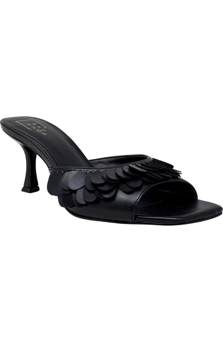 SHUSHOP Grace Slide Sandal, Main, color, Black
