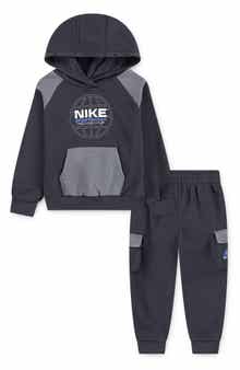 Kids' Sportswear Hoodie & Cargo Pants Set