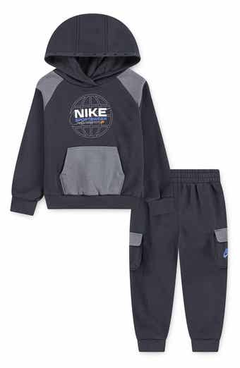 Kids' Sportswear Hoodie & Cargo Pants Set