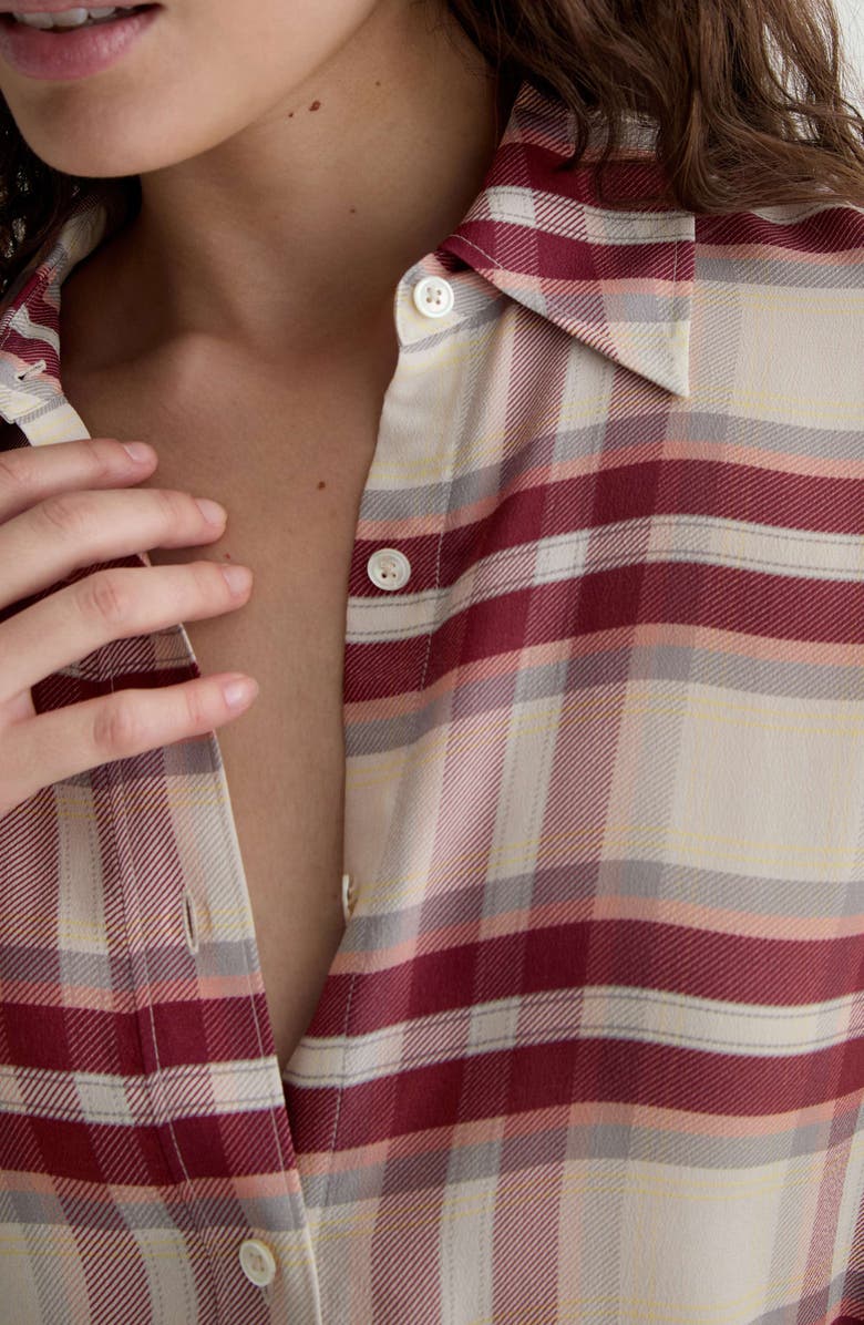 AG Sawtelle Button-Up Shirt, Alternate, color, Desert Plaid Grey Multi