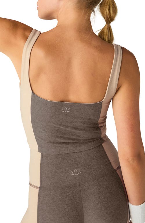 BEYOND YOGA BEYOND YOGA SPACE DYE COLORBLOCK CROP TANK