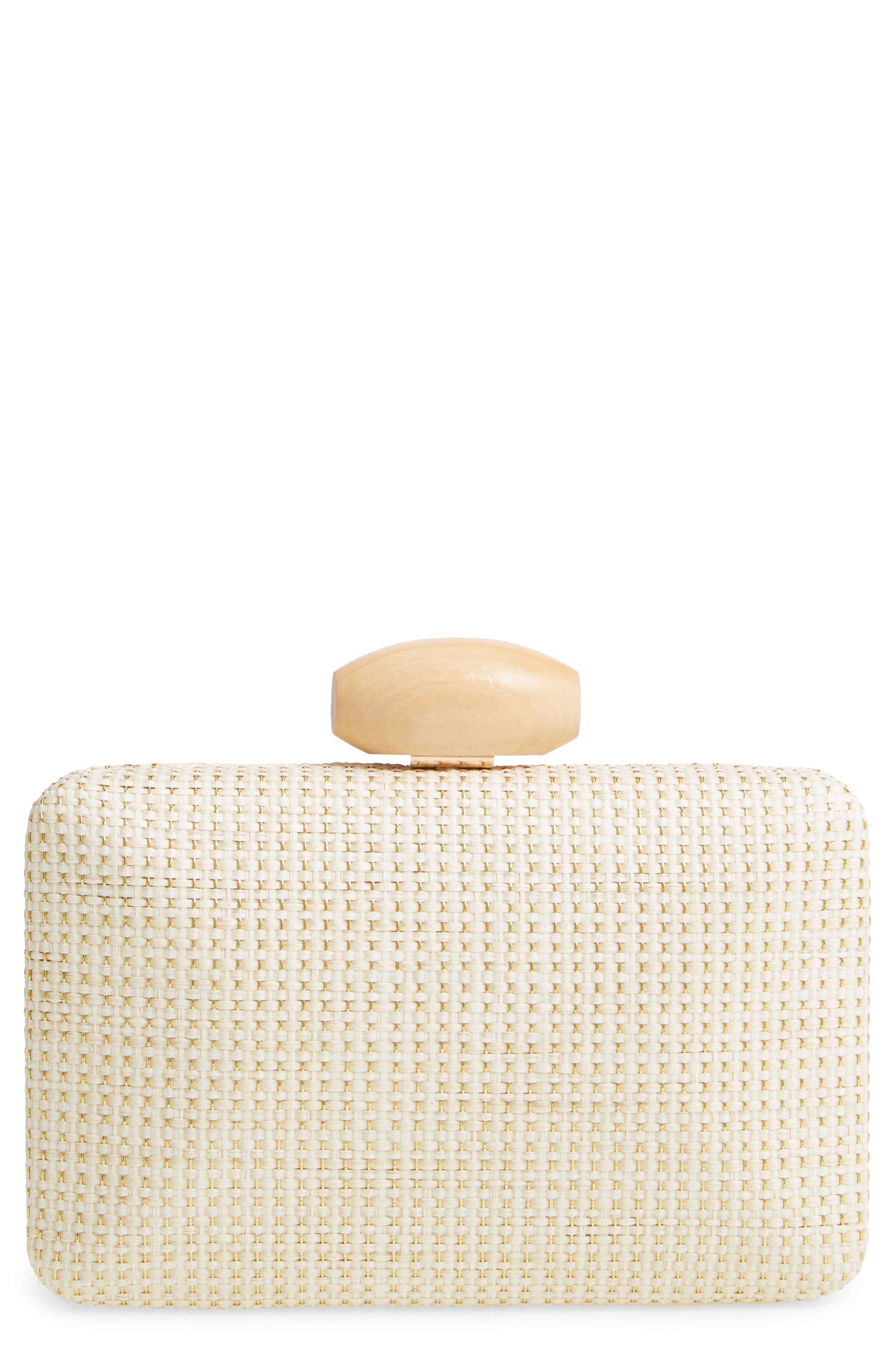 Nordstrom Woven Minaudière, Main, color, 