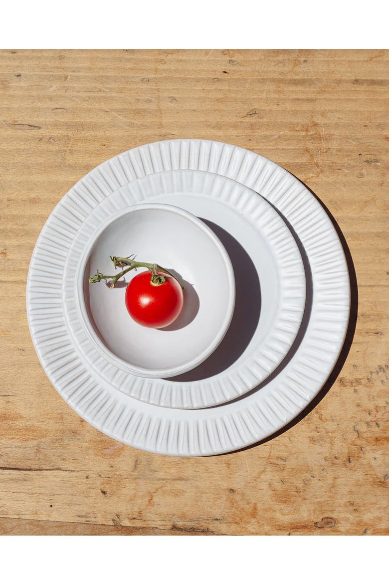 Cloud Lines Serving Tray, Alternate, color, White