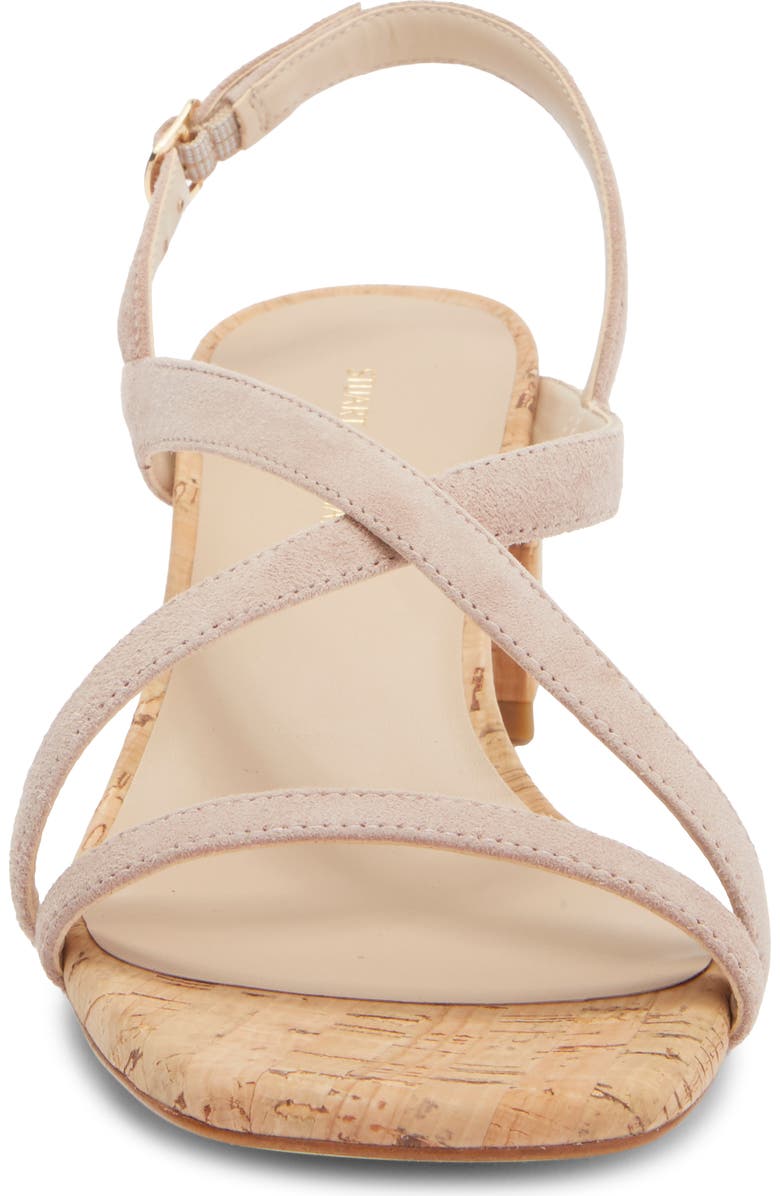 Stuart Weitzman Oasis 50 Block Heel Sandal, Alternate, color, Dolce
