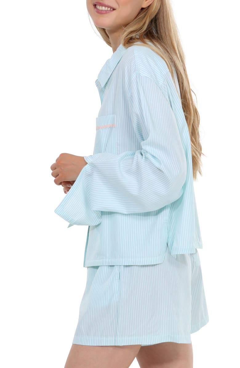Honeydew Awaken Long Sleeve Shorts Pajamas, Alternate, color,