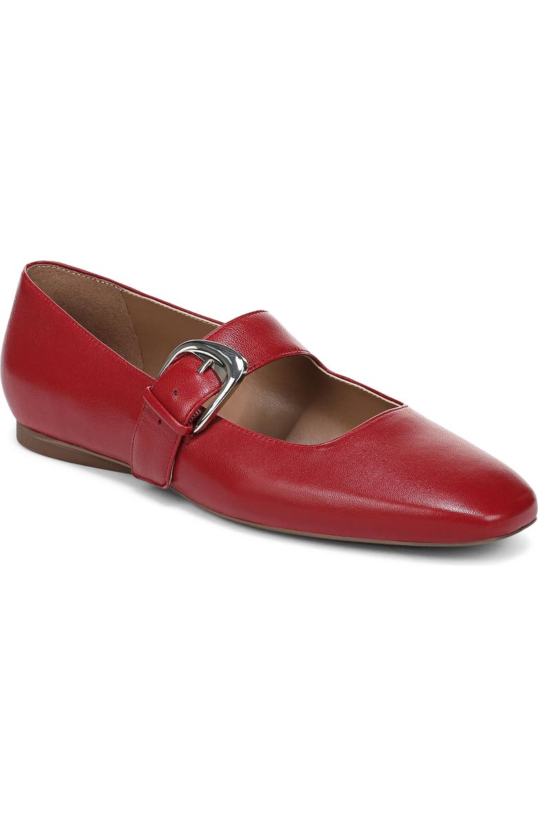 Naturalizer Cosmic Mary Jane Flat, Main, color, Hearts Flame Red