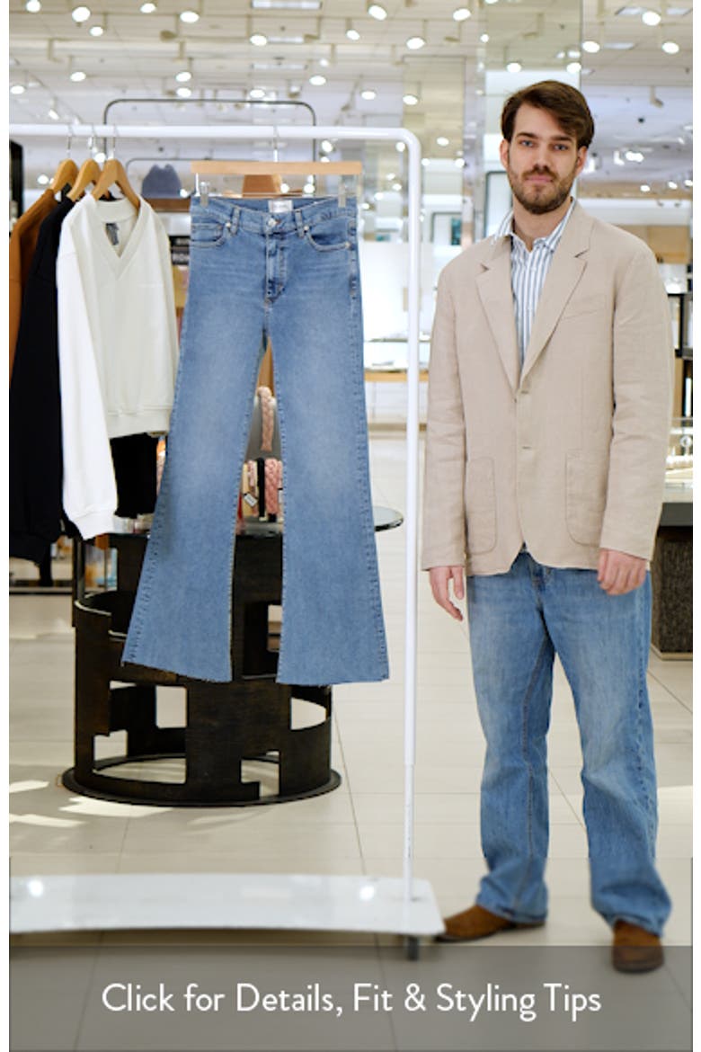 The Icon Raw Hem Flare Jeans video