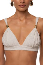 JLUXLABEL Dockside Crepe Knit Bralette